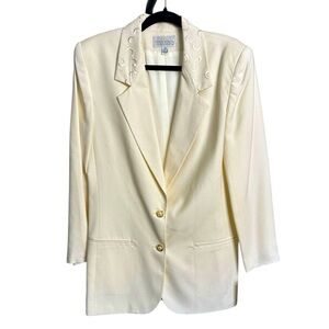 NWT Dividends Cream Blazer
